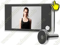 Видеоглазок iHome S52 с монитором 3,5 на дверь и камерой 1mp в виде обычного глазка
