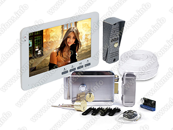 Комплект видеодомофона Eplutus EP-4805 с электромеханическим замком Anxing Lock-Зенит