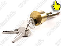 Цилиндровый механизм замка Anxing Lock - Омега