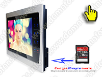 Видеодомофон цветной Hands Free с записью видео при вызове HDcom S-103 монитор с картой памяти